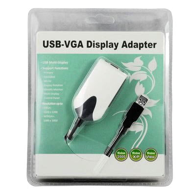 Adaptador de USB a VGA Para múltiples monitores / múltiples Pantallas resolución: 1680 X1050