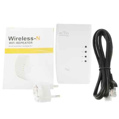 Expansor de rango de repetidor de 300Mbps Wireless-N WIFI 802.11n (WS-WN518W2) (Blanco)