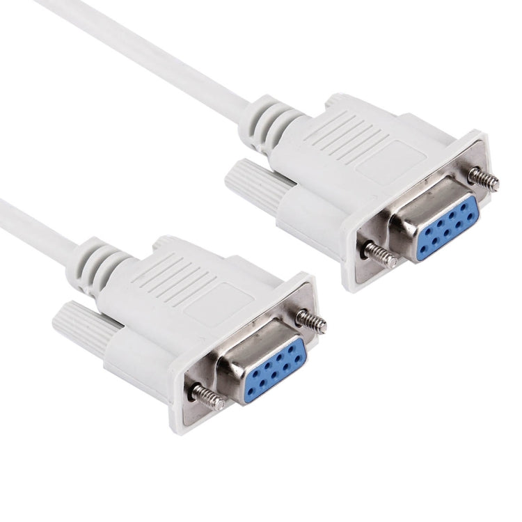 RS232 Cable 9P Female to 9P Female Length: 1.5m (White)