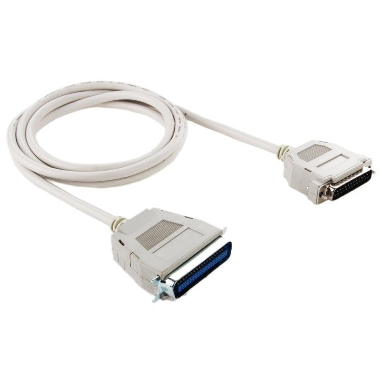 IEEE 1284 Female to RS232 25 Pin Male Extension Cable Parallel 18s Length: 1.5m (White)