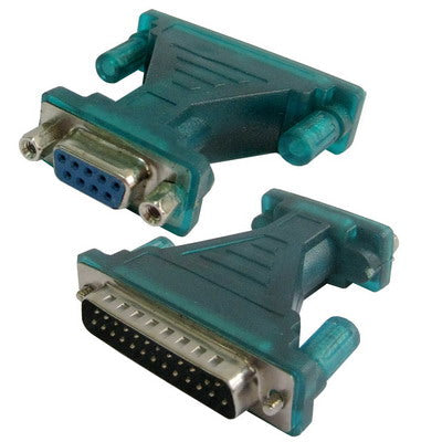 Câble mâle USB vers RS232 9 broches et adaptateur mâle RS232 9P femelle vers RS232 25 broches avec puce unique