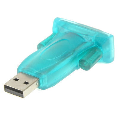 USB 2.0 Male Cable Converter Adapter to 9-Pin RS232 DB9 Serial Port (Green)