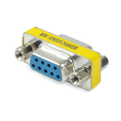 RS232 DB9 9 Pin Female to Female Serial Adapter Converter