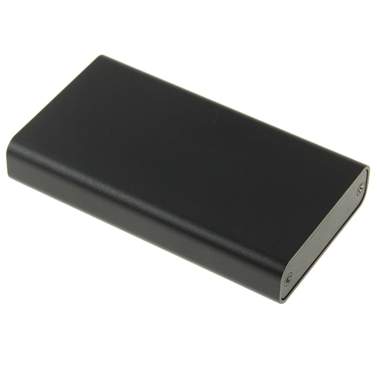 Solid State Drive mSATA 6gb/s SSD to USB 3.0 Hard Drive Enclosure (Black)