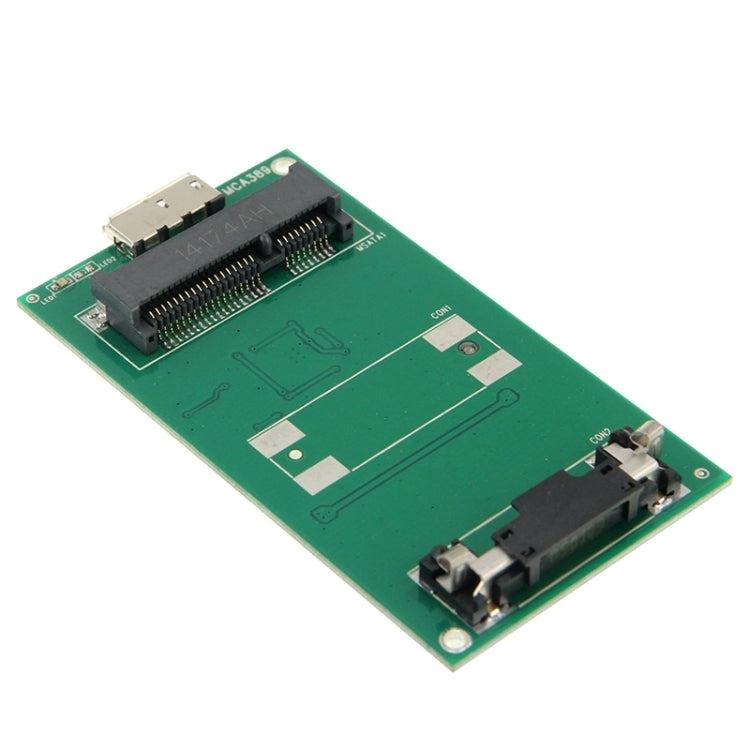 Caja de Disco Duro SSD a USB 3.0 Para disco de estado sólido mSATA de 6 gb / s (Azul)