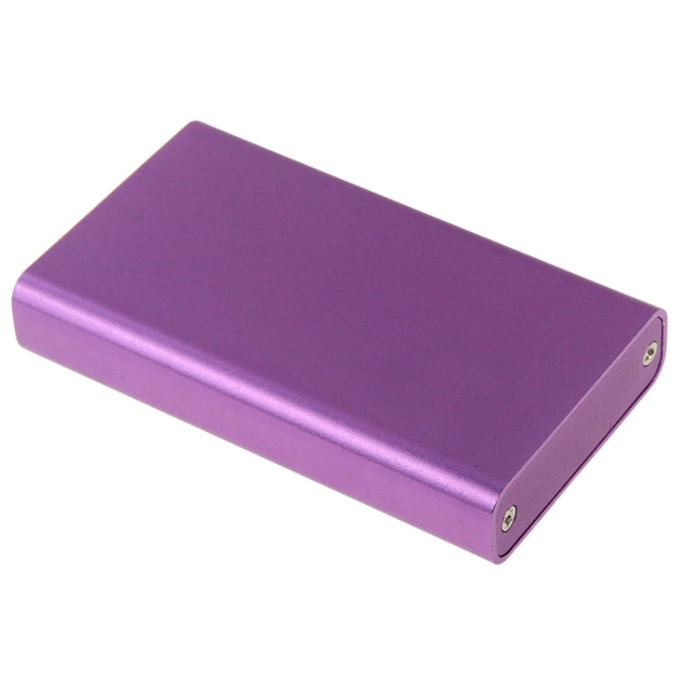 Caja de Disco Duro SSD a USB 3.0 Para disco de estado sólido mSATA de 6 gb / s (Morado)
