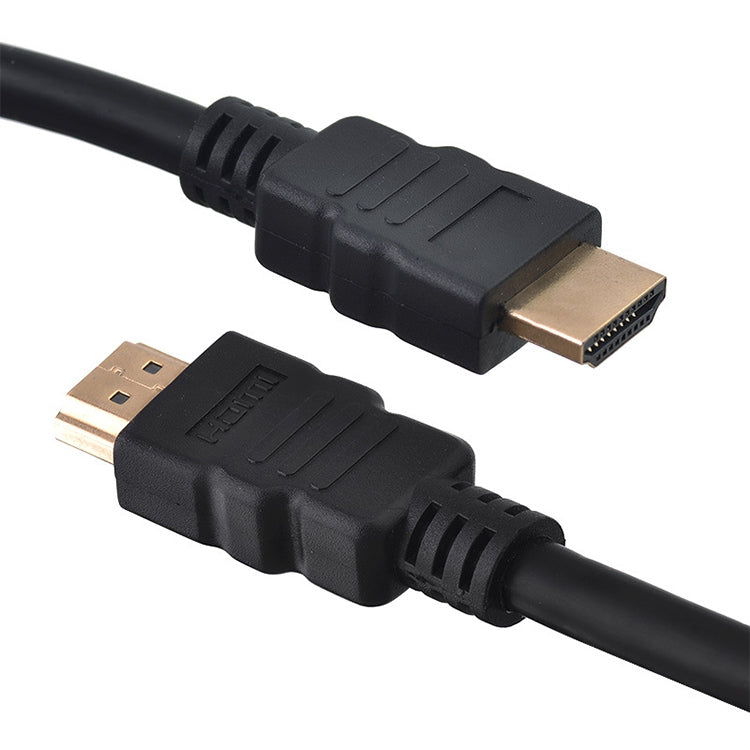 Cable HDMI de 19 pines Macho de 1.8 m a HDMI de 19 pines Macho Versión 1.3 compatible con HD TV / Xbox 360 / PS3 etc. (Negro + chapado en Oro)
