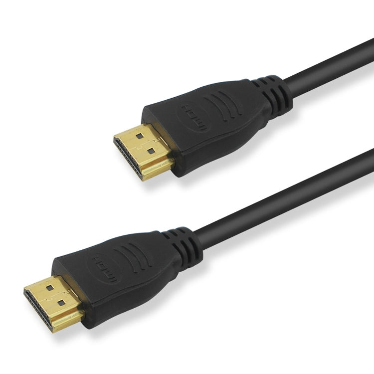 Câble HDMI 19 broches mâle vers HDMI 19 broches mâle de 50 cm Version 1.3 Prise en charge HD TV / Xbox 360 / PS3 etc. (Noir + Plaqué Or)