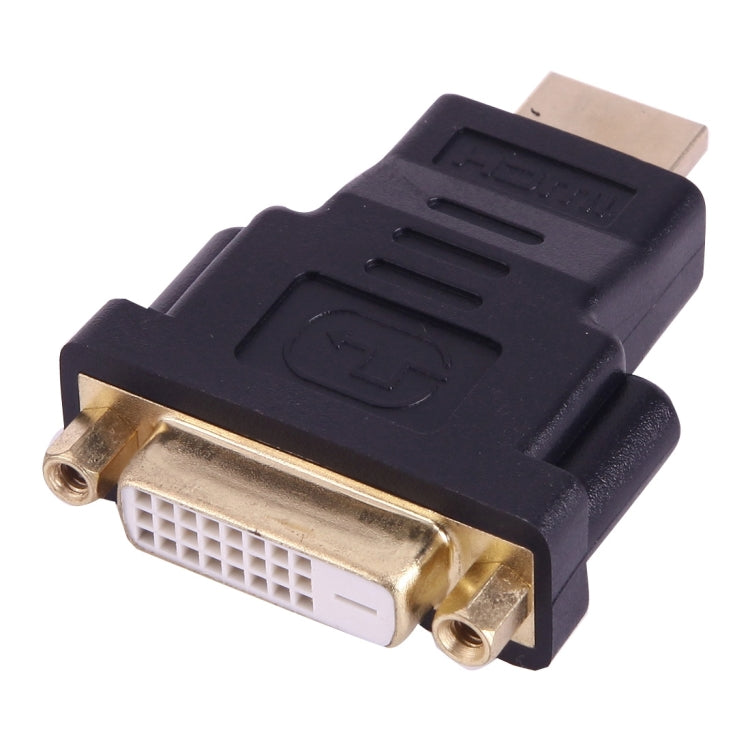 Adaptador HDMI Macho de 19 pines a DVI 24 + 1 pin Hembra chapado en Oro
