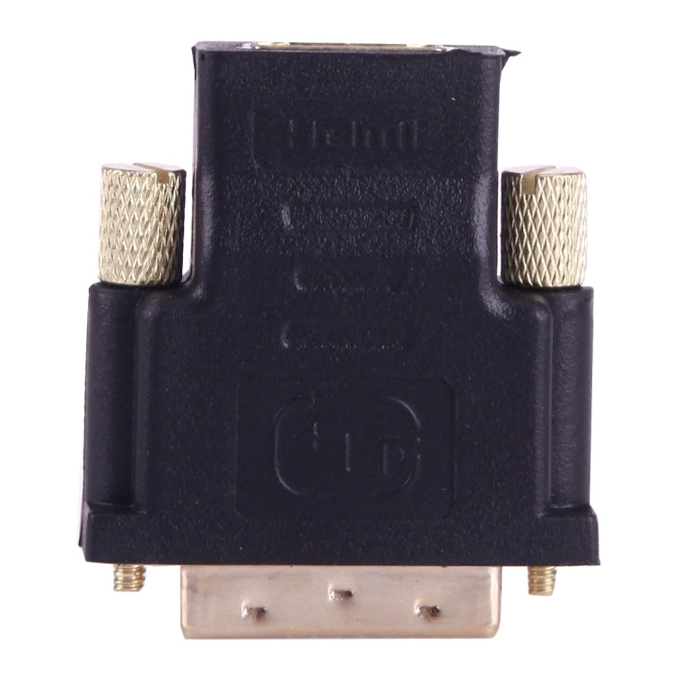 Adaptateur HDMI 19 broches femelle vers DVI 24 + 1 broche mâle (plaqué or) (noir)