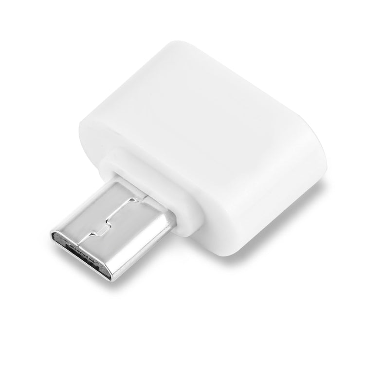 Micro USB 2.0 to USB 2.0 Adapter with OTG Function for Samsung / Huawei / Xiaomi / Meizu / LG / HTC and other Smart Phones (White)