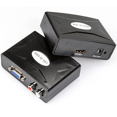 Convertidor de HDMI a VGA con Audio (FY1322) (Negro)