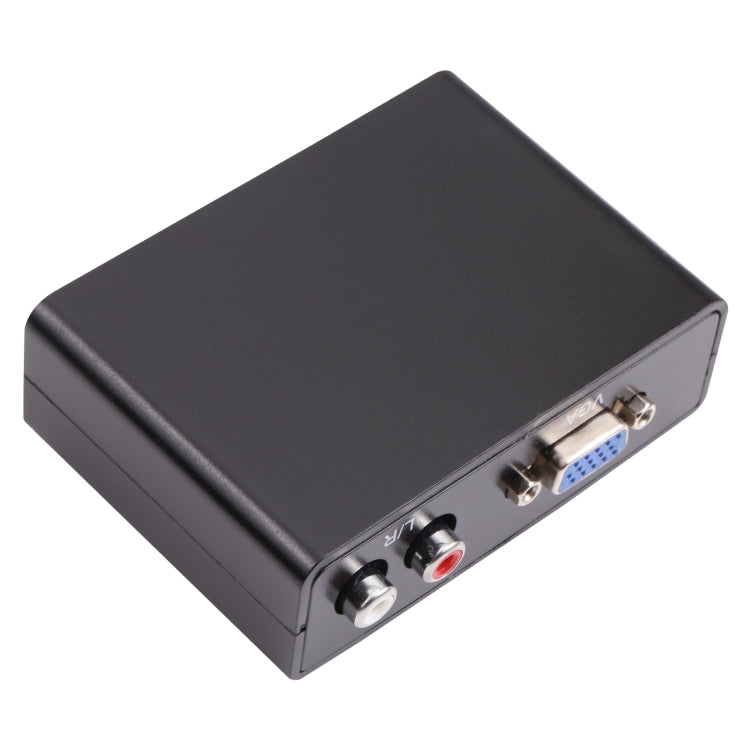 Convertidor VGA a HDMI con Audio (FY1316) (Negro)