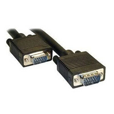 Cable VGA de 15 pines Macho a VGA de 15 pines Macho de calidad normal de 3 m Para monitor CRT (Negro)