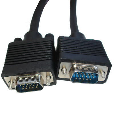 1.5 m de calidad normal VGA 15 pines Macho a VGA 15 pines Macho Cable Para monitor CRT