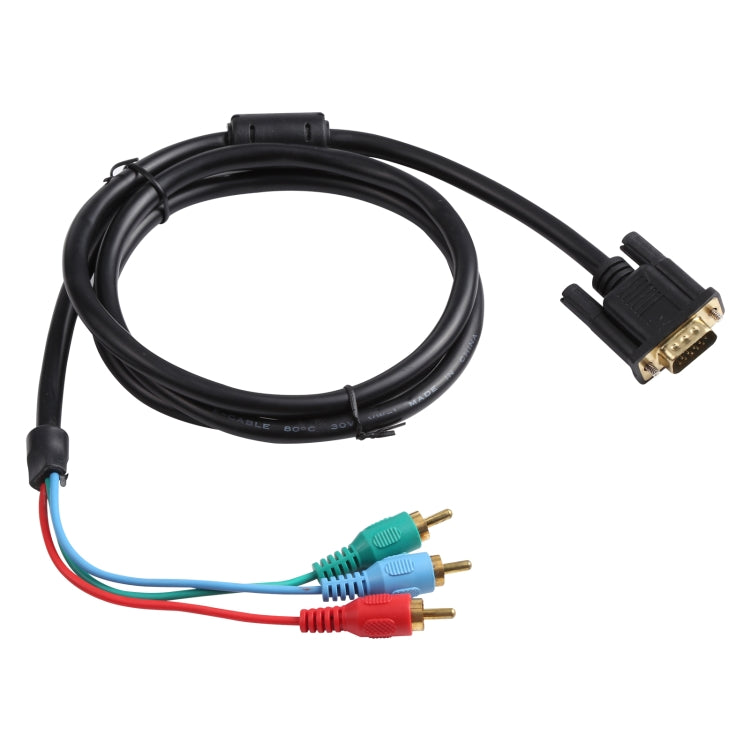 Câble VGA vers RVB de 1,5 m (noir)