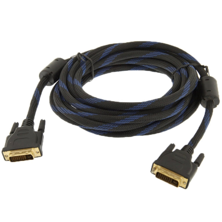 Câble vidéo DVI-I Dual Link 24+5 broches mâle vers mâle m/m avec filet en nylon longueur : 3 m