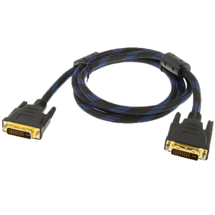 24+5pin Male to Male m/m Dual Link DVI-I video cable with nylon net length: 1.5m