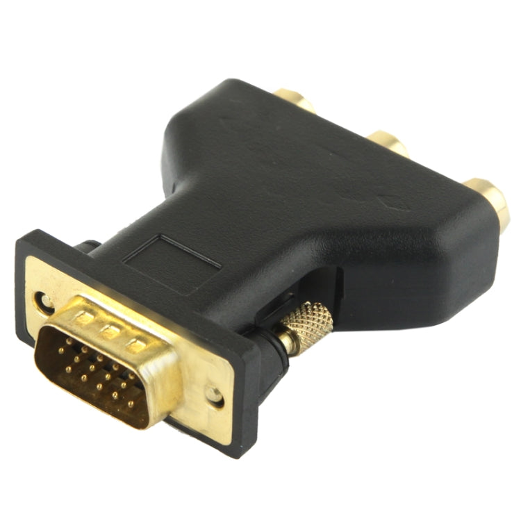 VGA 15 Pin Male to 3 RCA Female Component Adapter