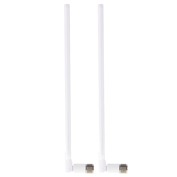 2 PCS B593 5dBi SMA Male 4G LTE Router Antenna (White)