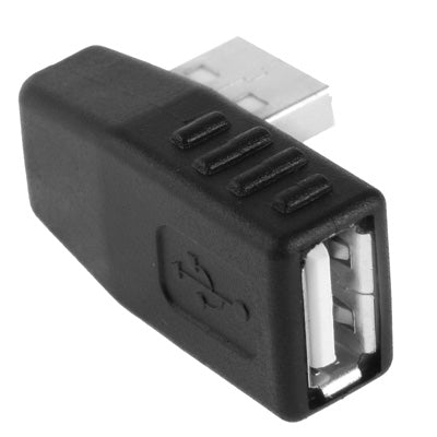 Adaptateur USB 2.0 AM vers AF avec prise en charge de la fonction OTG à angle de 90 degrés