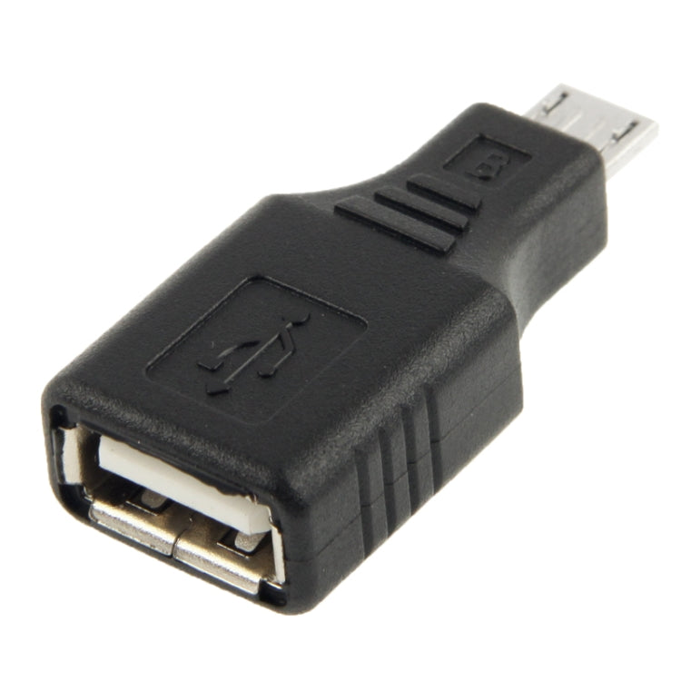 Adaptador Micro USB a USB 2.0 con función OTG Para Galaxy Tab 3 (8.0 / 10.1) T310 / P5200 Note 10.1 (Edición 2014) / P600 GALAXY Tab 4 (7.0 / 8.0 / 10.1) T230 / T330 / T530 Galaxy Tab Pro (8.4 / 10.1) T320 / T520 i9500 / i9300 / N7100 (Negro)