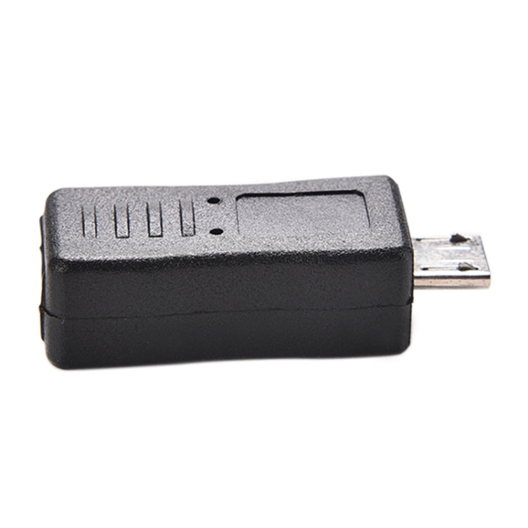 USB 2.0 Micro USB Male to Female Adapter for Galaxy S IV / i9500 / S III / i9300 (Black)