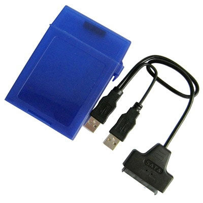 Convertisseur de disque dur USB 2.0 vers Serial ATA et réservoir de stockage de disque dur de 2,5 pouces
