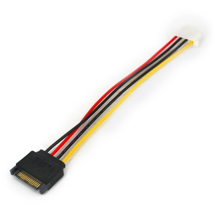 Molex Power Cable 15 pin IDE Male to 4 pin SATA Female length: 15.3 cm