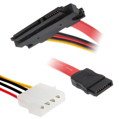 15+7pin SATA Data Power Cable For Serial ATA HDD Length: 30cm