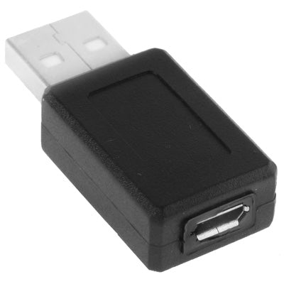 Adaptador USB 2.0 AM a Micro USB Hembra (Negro)