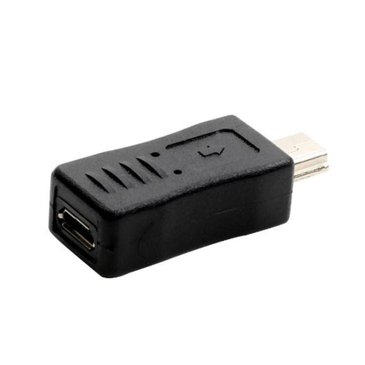 Adaptador USB 2.0 Mini USB a Micro USB Hembra (Negro)