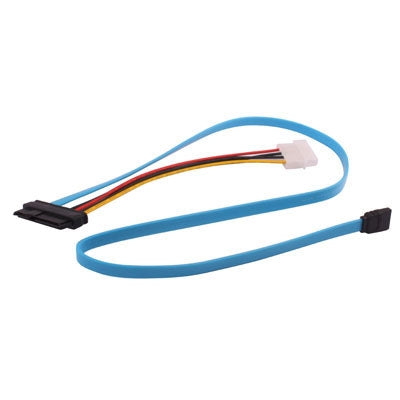SATA Power Cable 29-pin Female to 7-pin Female and 4-pin length: 70cm