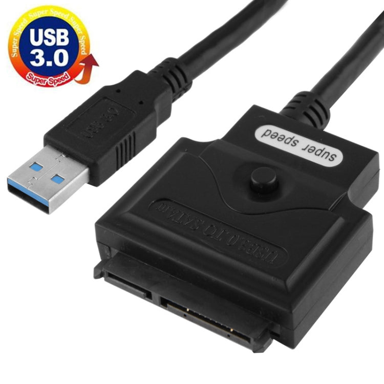 Cable adaptador USB 3.0 a SATA de 22 pines Para Disco Duro SATA de 2.5 pulgadas / 3.5 pulgadas longitud: 50 cm