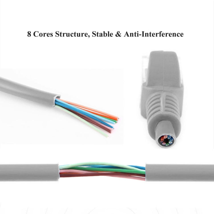 Cable de red Cat5e longitud: 1.5 m (Gris)