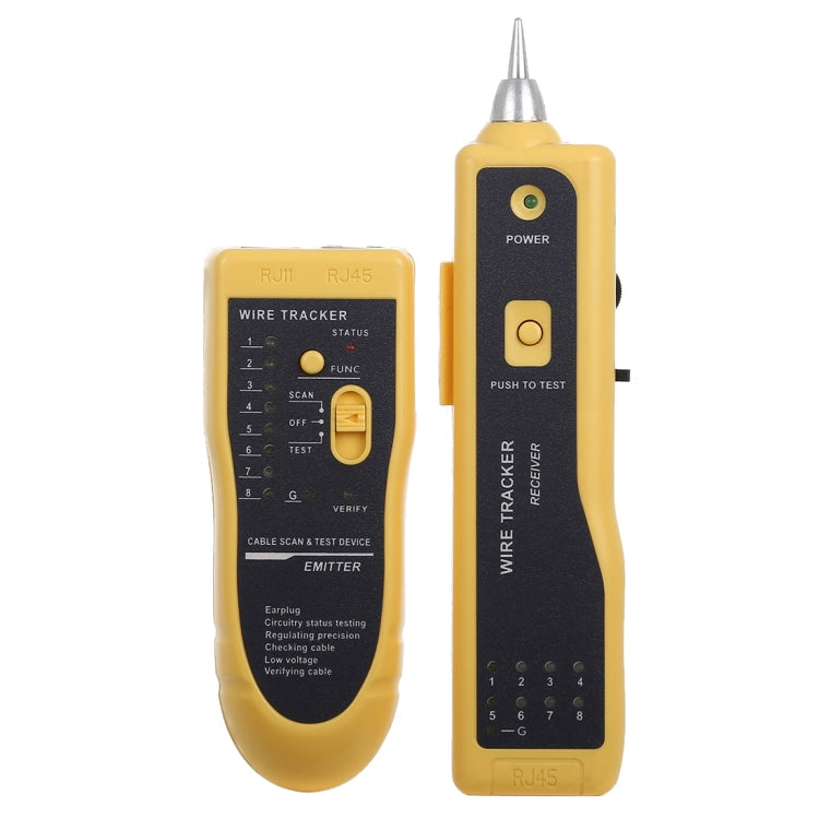 Multipurpose RJ11 and RJ45 Line Inspection Testing Instrument and Device