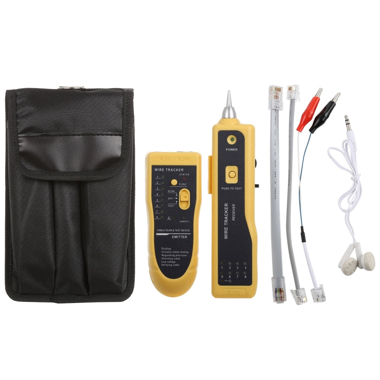 Multipurpose RJ11 and RJ45 Line Inspection Testing Instrument and Device