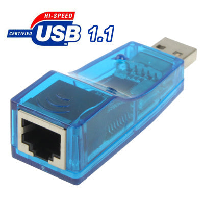 Adaptador de red Ethernet USB 1.1 RJ45 Lan Card 10 / 100M