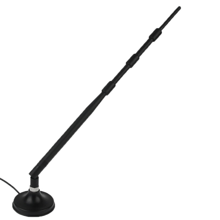 Antenne RP-SMA 13dB pour réseau de routeur avec base d'antenne (noir)