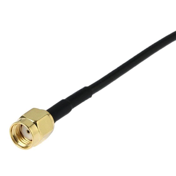 13dB RP-SMA Antenna For Router Network with Antenna Base (Black)