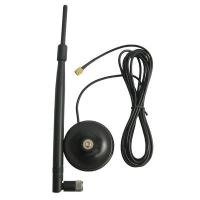 7dB RP-SMA Wireless Network Antenna For Router Network with Antenna Base (Black)