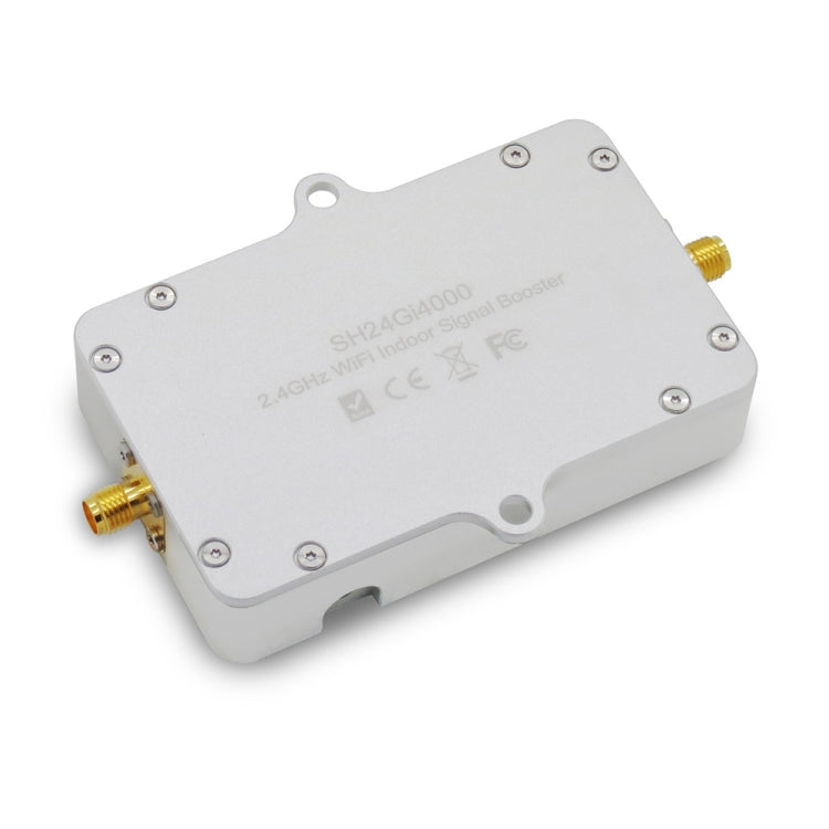 Amplificador amplificador de Señal de alta Power WiFi Para interiores de 2.4Ghz 802.11 b / g / n (SH24Gi4000) (Plata)