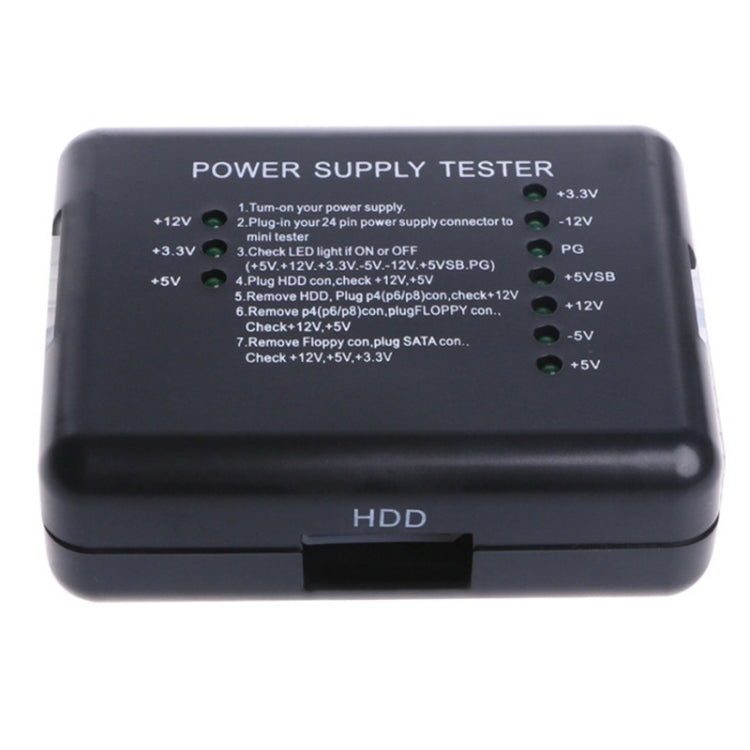 PC Power Supply Tester 20 / 24 Pin PSU ATX SATA HD