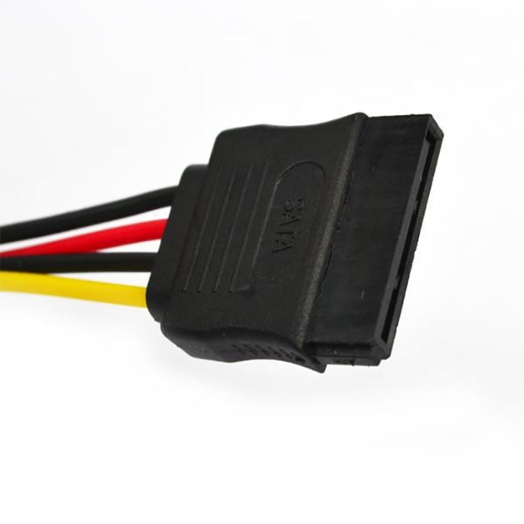 4 Pin IDE to Serial ATA SATA Power Adapter (15cm) Material: Cu
