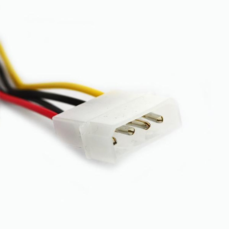 4 Pin IDE to Serial ATA SATA Power Adapter (15cm) Material: Cu