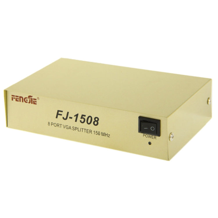 Divisor VGA de 8 Puertos a 150 MHz modelo: FJ-1508