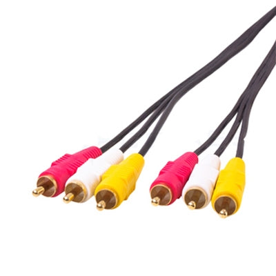 Cable AV RCA estéreo de Audio y vídeo de calidad normal longitud: 1.5 m