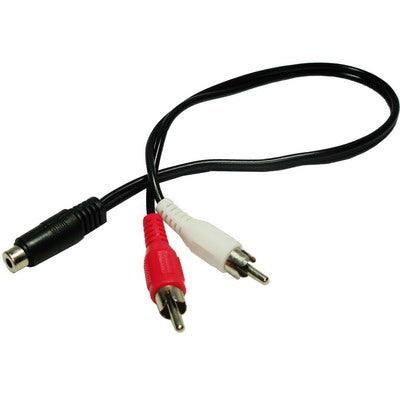 3.5mm Mono Jack Plug to Phono Plug Cables 