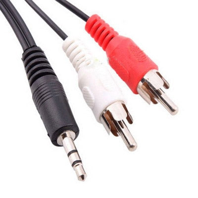 Câble audio stéréo mâle vers RCA avec connecteur 3,5 mm de qualité normale longueur : 1,5 m
