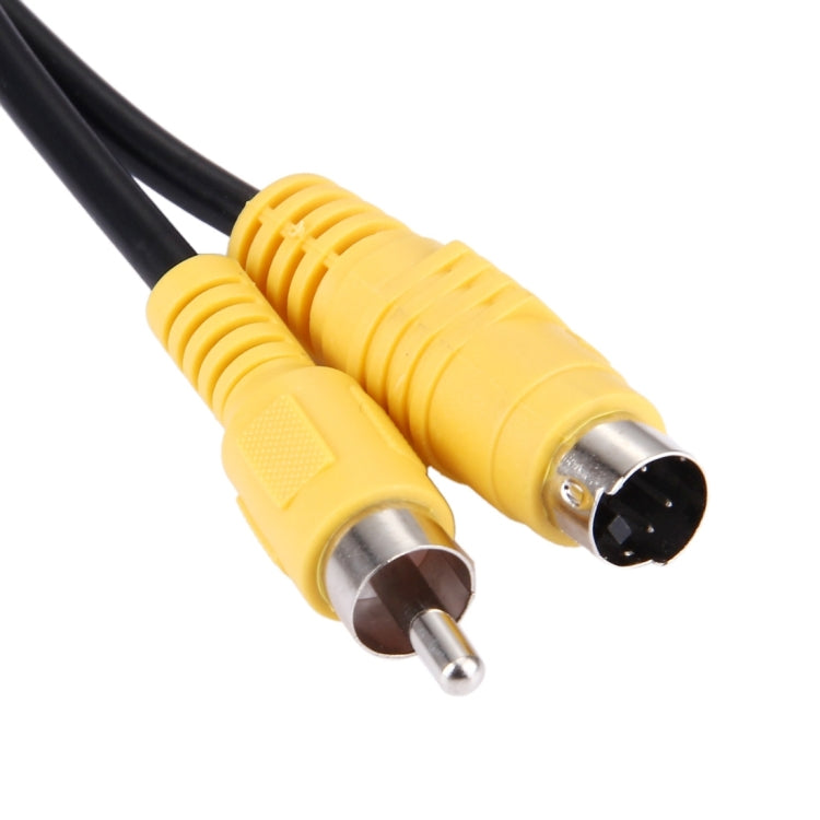 1.5m 4-Pin S-VIDEO TV to RCA AV Converter Adapter Cable